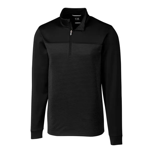 Men's sweatshirt with a half-zip, UPF 50+ protection, matte fabric finish,... from ASI 47965 Cutter & Buck