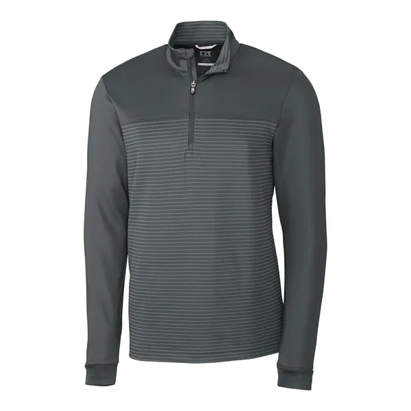 Men's sweatshirt with a half-zip, UPF 50+ protection, matte fabric finish,... from ASI 47965 Cutter & Buck