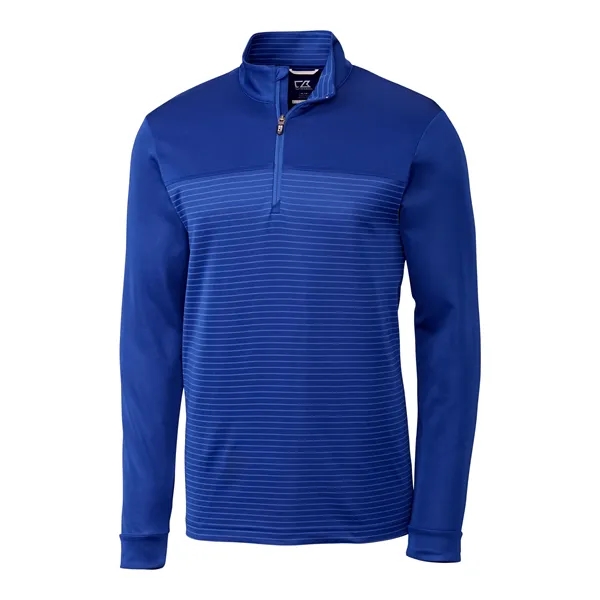 Men's sweatshirt with a half-zip, UPF 50+ protection, matte fabric finish,... from ASI 47965 Cutter & Buck