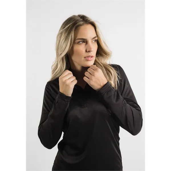 Women's sweatshirt with a half-zip and long sleeves.... from ASI 47965 Cutter & Buck