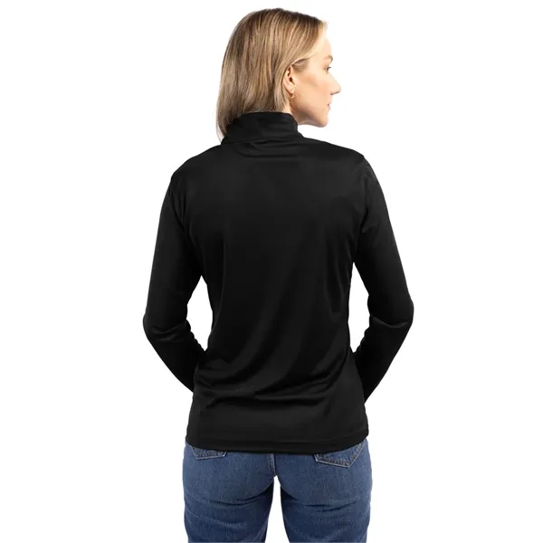 Women's sweatshirt with a half-zip and long sleeves.... from ASI 47965 Cutter & Buck