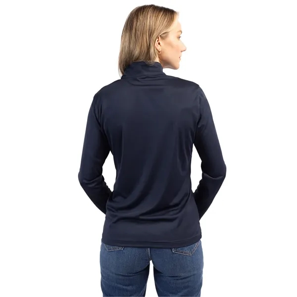 Women's sweatshirt with a half-zip and long sleeves.... from ASI 47965 Cutter & Buck