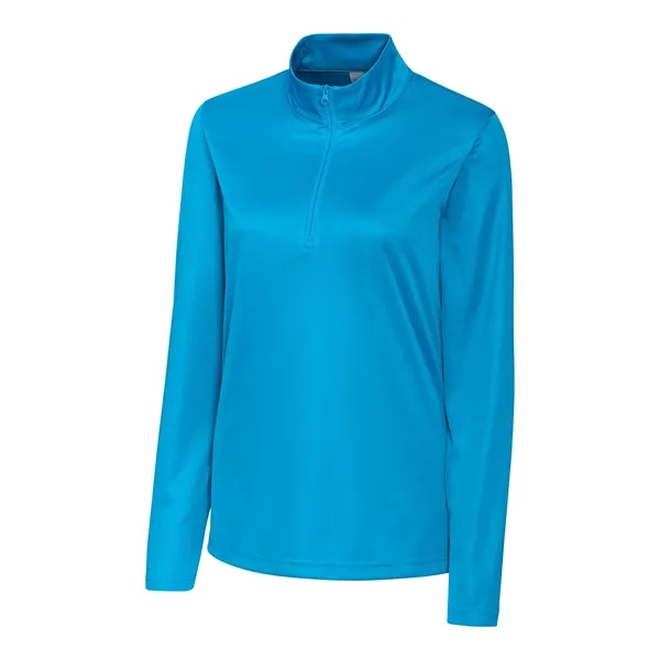Women's sweatshirt with a half-zip and long sleeves.... from ASI 47965 Cutter & Buck