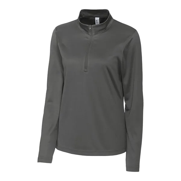 Women's sweatshirt with a half-zip and long sleeves.... from ASI 47965 Cutter & Buck