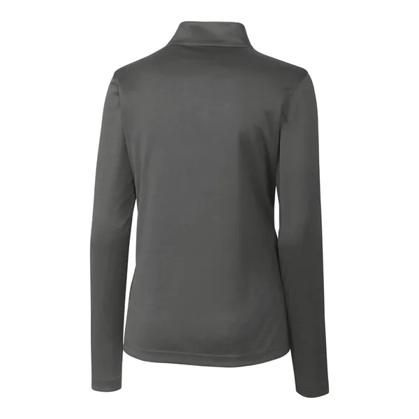 Women's sweatshirt with a half-zip and long sleeves.... from ASI 47965 Cutter & Buck
