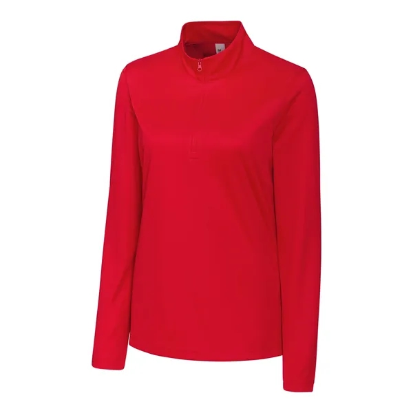 Women's sweatshirt with a half-zip and long sleeves.... from ASI 47965 Cutter & Buck