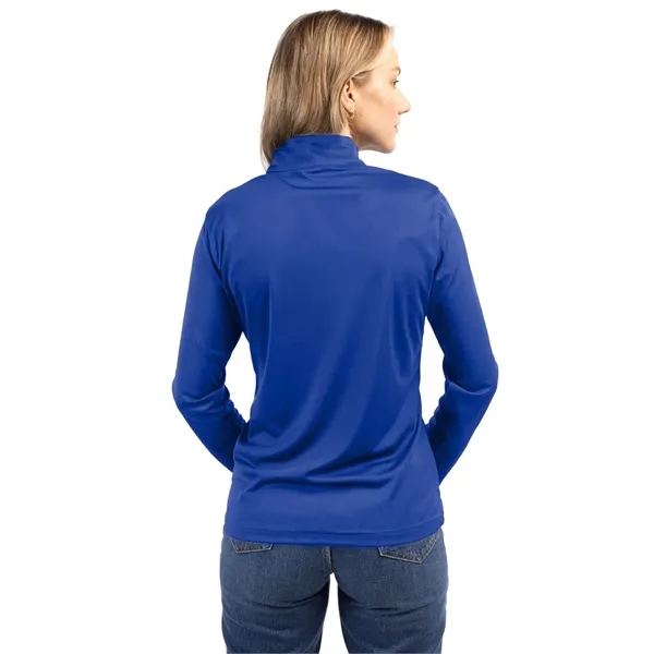 Women's sweatshirt with a half-zip and long sleeves.... from ASI 47965 Cutter & Buck