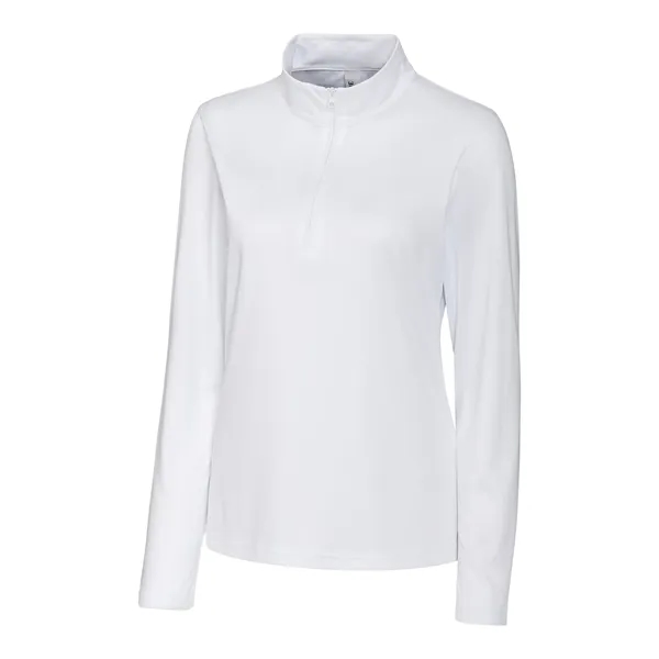 Women's sweatshirt with a half-zip and long sleeves.... from ASI 47965 Cutter & Buck