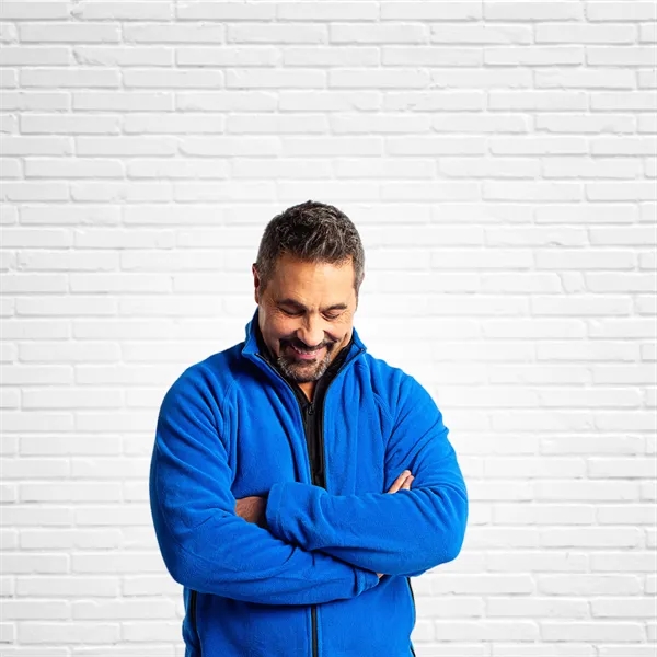 Men's jacket with a full-zip, self-fabric mock neck, two front zippered... from ASI 47965 Cutter & Buck