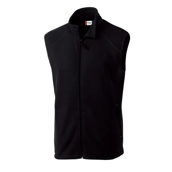 Men's vest with a full-zip, two zippered on-seam pockets, self-fabric mock... from ASI 47965 Cutter & Buck