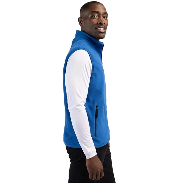 Men's vest with a full-zip, two zippered on-seam pockets, self-fabric mock... from ASI 47965 Cutter & Buck