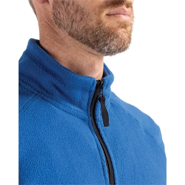 Men's vest with a full-zip, two zippered on-seam pockets, self-fabric mock... from ASI 47965 Cutter & Buck
