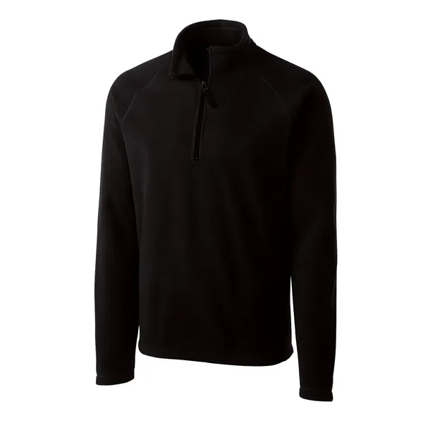 Men's jacket with a half-zip, self-fabric mock neck, two front zippered... from ASI 47965 Cutter & Buck