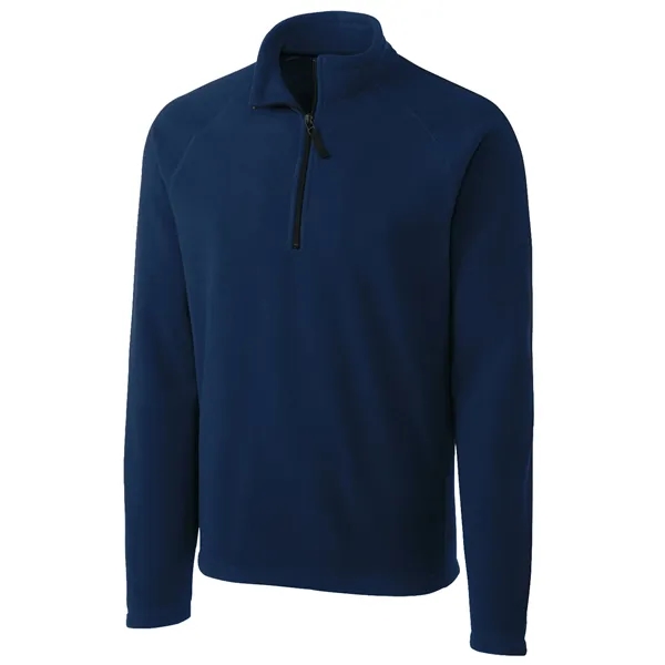 Men's jacket with a half-zip, self-fabric mock neck, two front zippered... from ASI 47965 Cutter & Buck