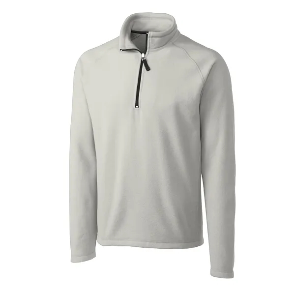 Men's jacket with a half-zip, self-fabric mock neck, two front zippered... from ASI 47965 Cutter & Buck