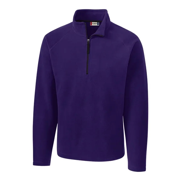 Men's jacket with a half-zip, self-fabric mock neck, two front zippered... from ASI 47965 Cutter & Buck