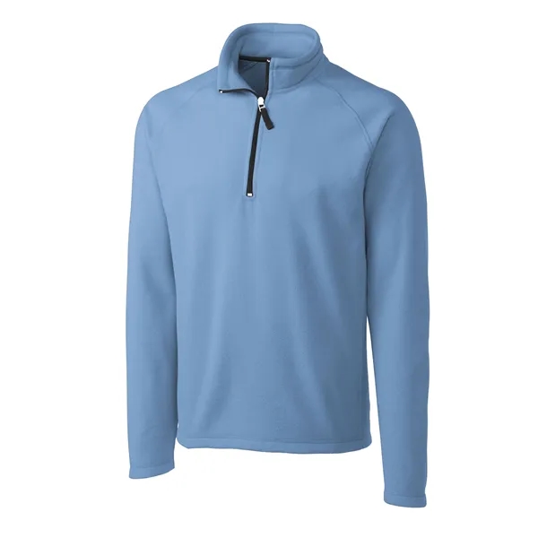 Men's jacket with a half-zip, self-fabric mock neck, two front zippered... from ASI 47965 Cutter & Buck
