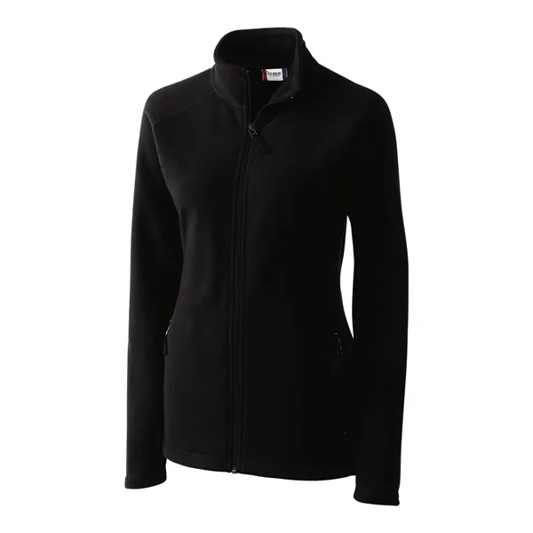 Ladies' jacket with a full-zip, two zippered on-seam pockets, self-fabric mock... from ASI 47965 Cutter & Buck