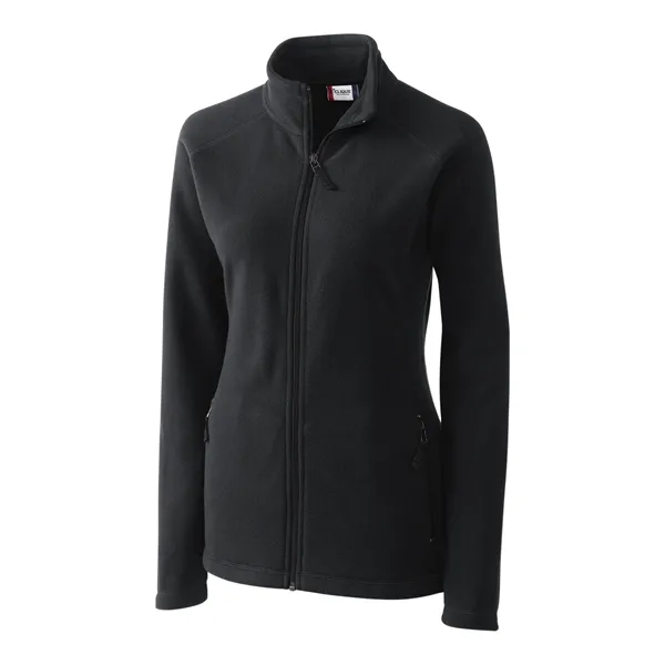 Ladies' jacket with a full-zip, two zippered on-seam pockets, self-fabric mock... from ASI 47965 Cutter & Buck
