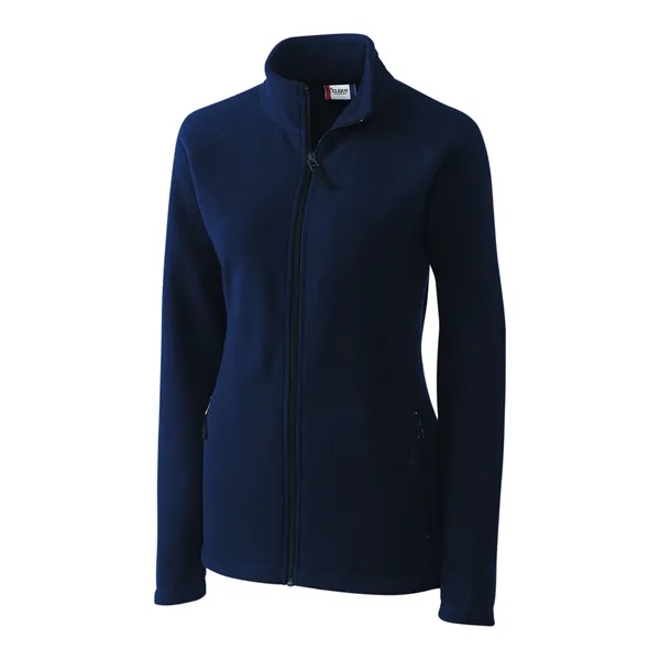 Ladies' jacket with a full-zip, two zippered on-seam pockets, self-fabric mock... from ASI 47965 Cutter & Buck