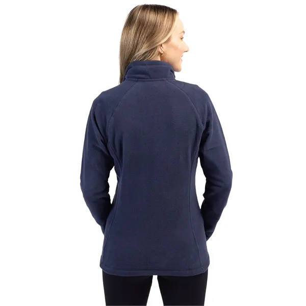 Ladies' jacket with a full-zip, two zippered on-seam pockets, self-fabric mock... from ASI 47965 Cutter & Buck
