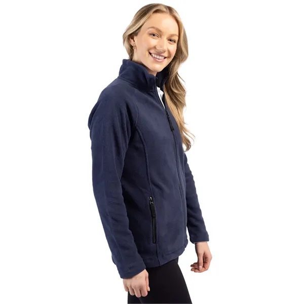 Ladies' jacket with a full-zip, two zippered on-seam pockets, self-fabric mock... from ASI 47965 Cutter & Buck