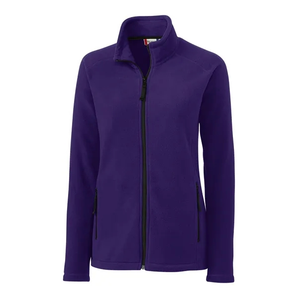 Ladies' jacket with a full-zip, two zippered on-seam pockets, self-fabric mock... from ASI 47965 Cutter & Buck
