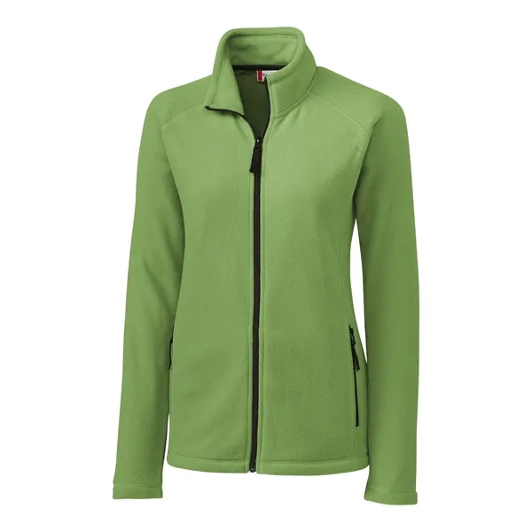 Ladies' jacket with a full-zip, two zippered on-seam pockets, self-fabric mock... from ASI 47965 Cutter & Buck