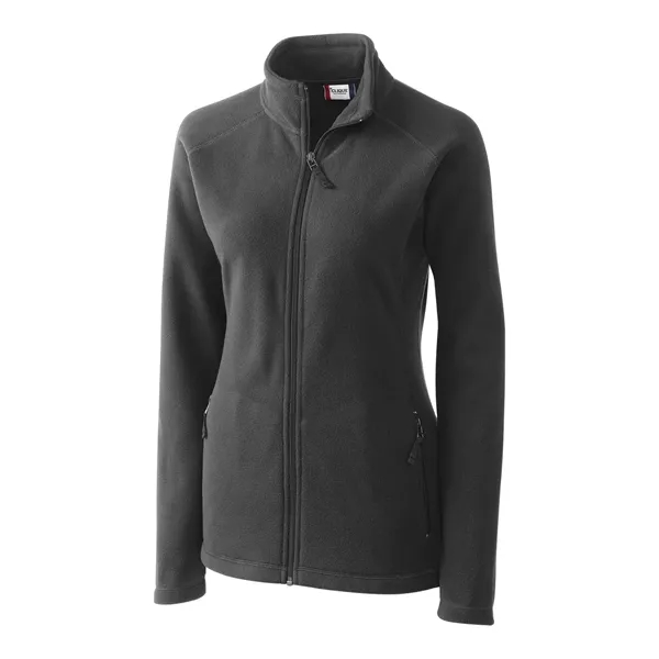 Ladies' jacket with a full-zip, two zippered on-seam pockets, self-fabric mock... from ASI 47965 Cutter & Buck