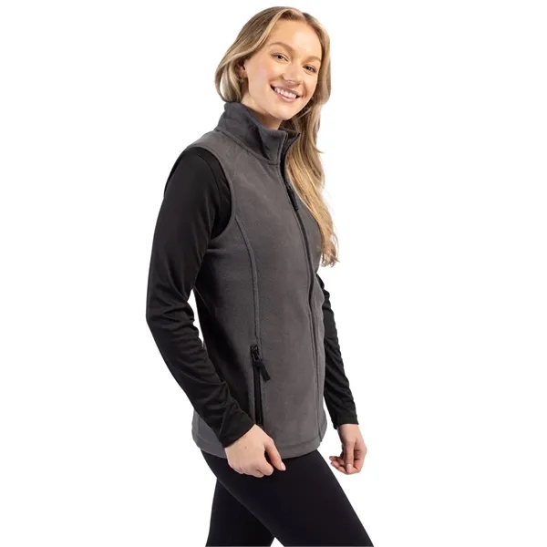 Women's vest with a full-zip, two zippered pockets, full-zip, mock neck,... from ASI 47965 Cutter & Buck