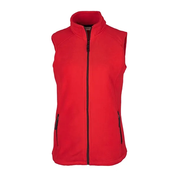 Women's vest with a full-zip, two zippered pockets, full-zip, mock neck,... from ASI 47965 Cutter & Buck