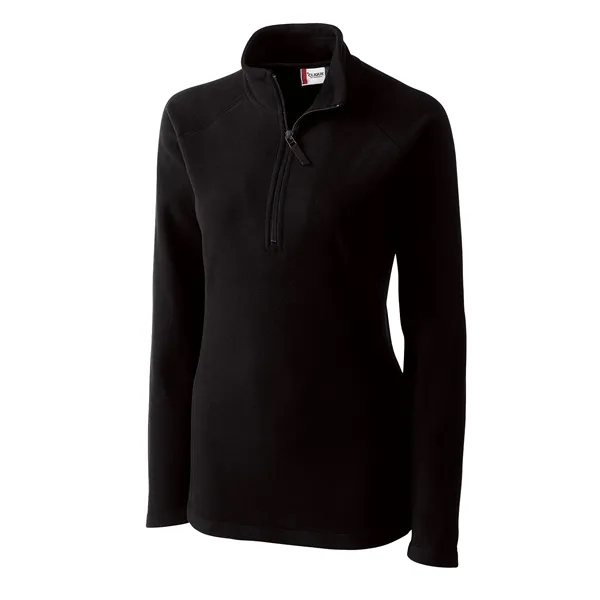 Women's jacket with a half-zip, self-fabric mock neck, two pockets, and... from ASI 47965 Cutter & Buck