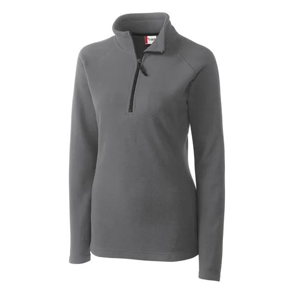 Women's jacket with a half-zip, self-fabric mock neck, two pockets, and... from ASI 47965 Cutter & Buck