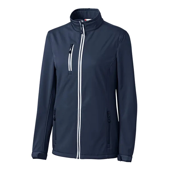 Ladies' jacket with a full-zip, water resistance, zippered chest pocket, and... from ASI 47965 Cutter & Buck