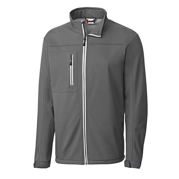 Men's jacket with a full-zip, water resistance, zippered chest pocket, and... from ASI 47965 Cutter & Buck