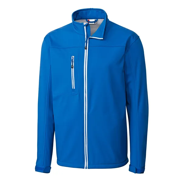 Men's jacket with a full-zip, water resistance, zippered chest pocket, and... from ASI 47965 Cutter & Buck