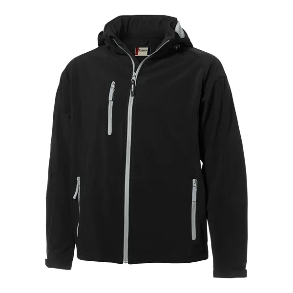 Men's jacket with a full-zip, hood, water resistance, chest pocket, and... from ASI 47965 Cutter & Buck