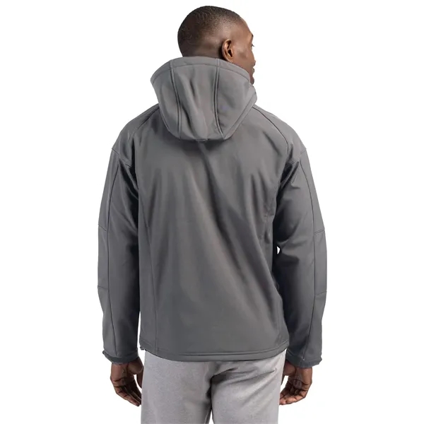 Men's jacket with a full-zip, hood, water resistance, chest pocket, and... from ASI 47965 Cutter & Buck