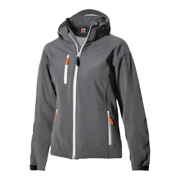 Women's jacket with a full-zip, hood, water resistance, and chest pocket.... from ASI 47965 Cutter & Buck