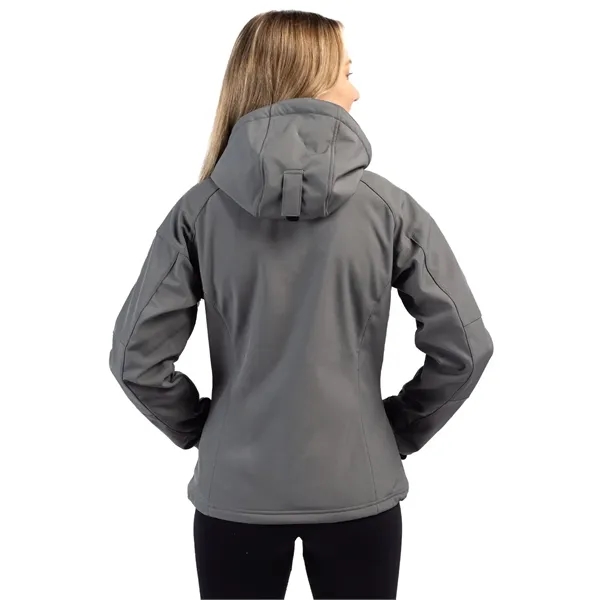 Women's jacket with a full-zip, hood, water resistance, and chest pocket.... from ASI 47965 Cutter & Buck