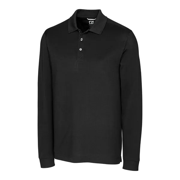 Men's polo with long sleeves, moisture-wicking performance, UPF 35+ protection, collar,... from ASI 47965 Cutter & Buck