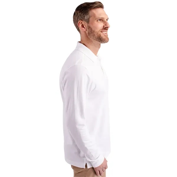 Men's polo with long sleeves, moisture-wicking performance, UPF 35+ protection, collar,... from ASI 47965 Cutter & Buck
