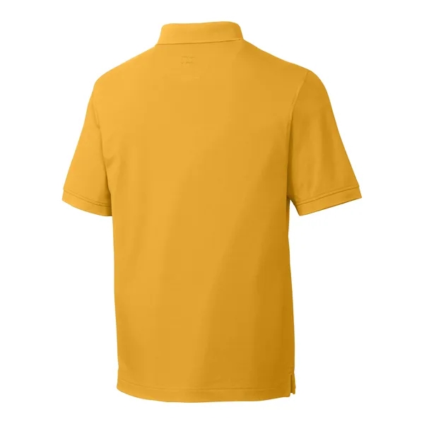 Men's polo with short sleeves, moisture-wicking performance, UPF 35+ protection, rib-knit... from ASI 47965 Cutter & Buck