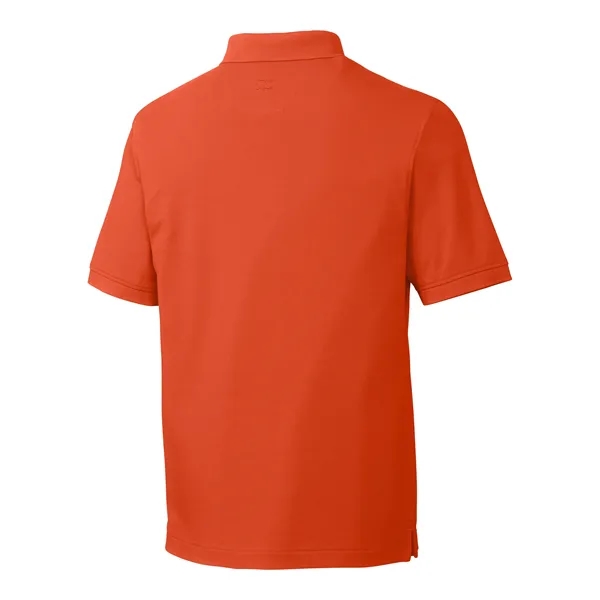 Men's polo with short sleeves, moisture-wicking performance, UPF 35+ protection, rib-knit... from ASI 47965 Cutter & Buck