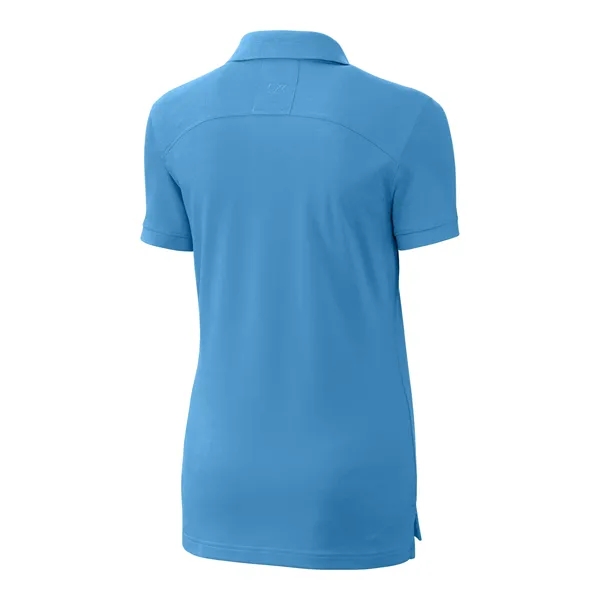 Women's polo with short sleeves, UPF 35+ protection, moisture-wicking performance, rib-knit... from ASI 47965 Cutter & Buck
