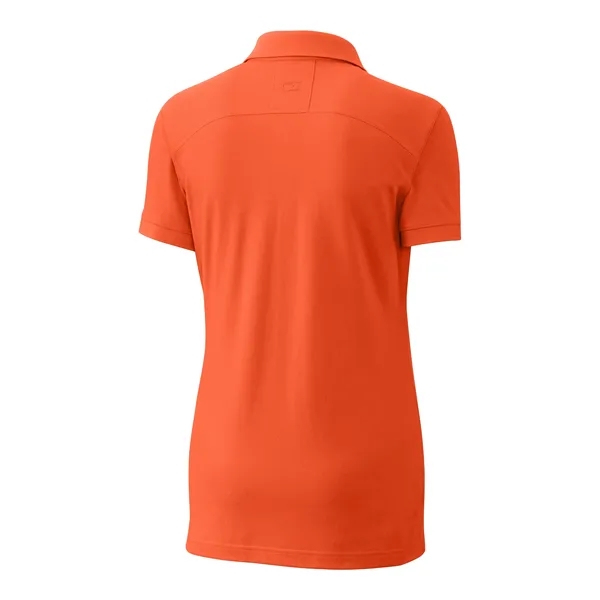 Women's polo with short sleeves, UPF 35+ protection, moisture-wicking performance, rib-knit... from ASI 47965 Cutter & Buck