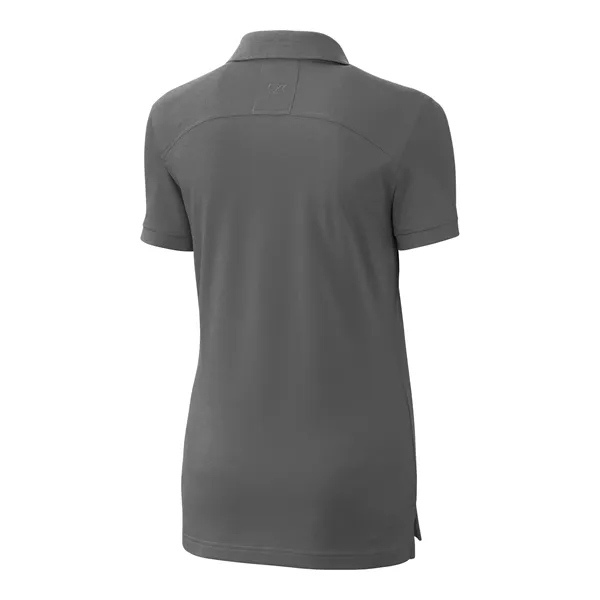 Women's polo with short sleeves, UPF 35+ protection, moisture-wicking performance, rib-knit... from ASI 47965 Cutter & Buck