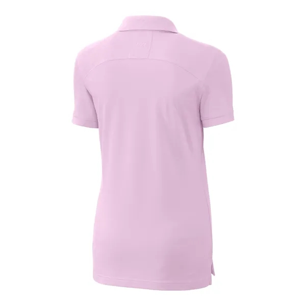 Women's polo with short sleeves, UPF 35+ protection, moisture-wicking performance, rib-knit... from ASI 47965 Cutter & Buck