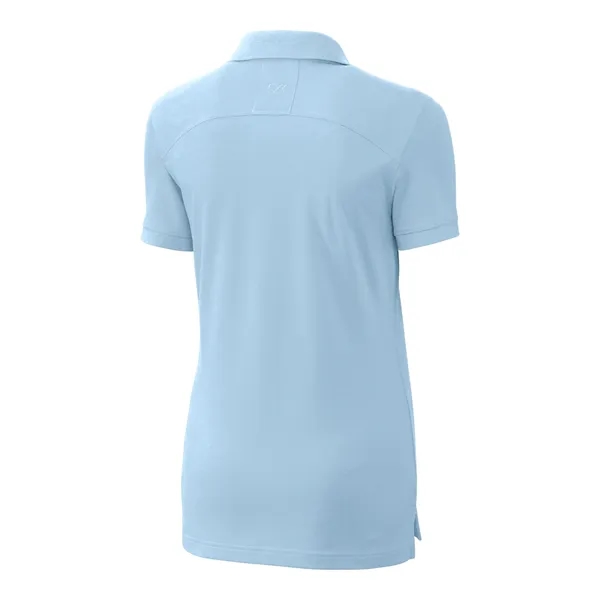 Women's polo with short sleeves, UPF 35+ protection, moisture-wicking performance, rib-knit... from ASI 47965 Cutter & Buck