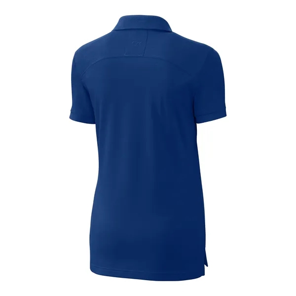 Women's polo with short sleeves, UPF 35+ protection, moisture-wicking performance, rib-knit... from ASI 47965 Cutter & Buck